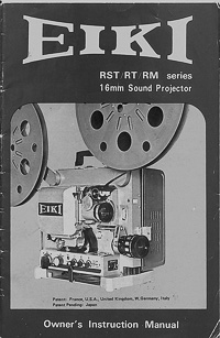 Eiki 16MM RST / RT / RM Projector Owners Manual