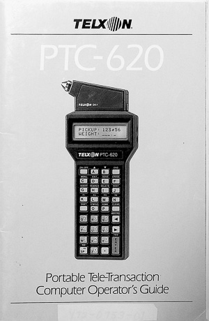 Telxon PTC-620 Barcode Scanner Owners Manual