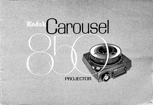 Kodak Carousel 850 Slide Projector Owners Manual