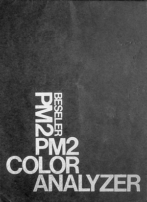 Beseler PM2 Color Analyzer Owners Manual