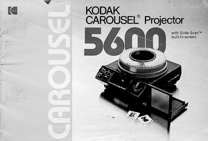 Kodak Carousel 5600 Slide Projector Owners Manual