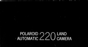 Polaroid Automatic 220 Land Camera User Manual